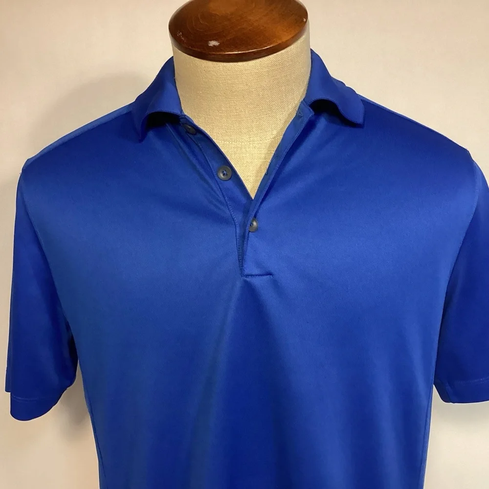 Nike Golf Blue golf polo Dri-fit shirt men’s size medium